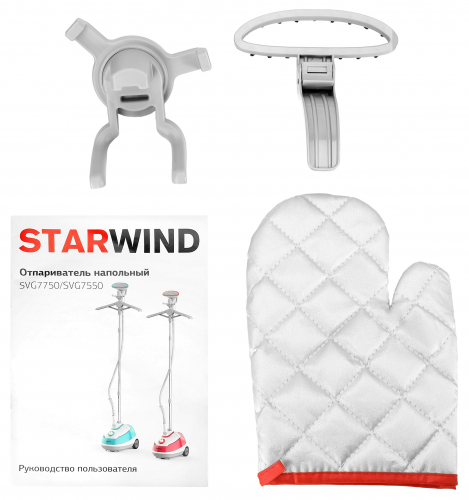 Купить  отпариватель /пароочиститель starwind svg 7550 белый/бирюзовый в интернет-магазине Айсберг! фото 7